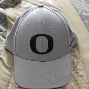 Nike Gray Oregon Hat with Black Logo M/L